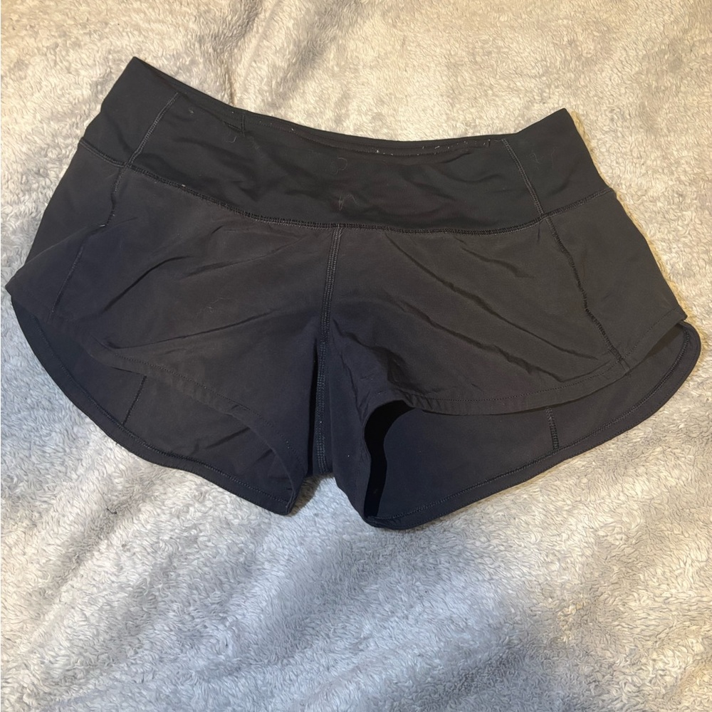 lululemon athletica Black Athletic Shorts